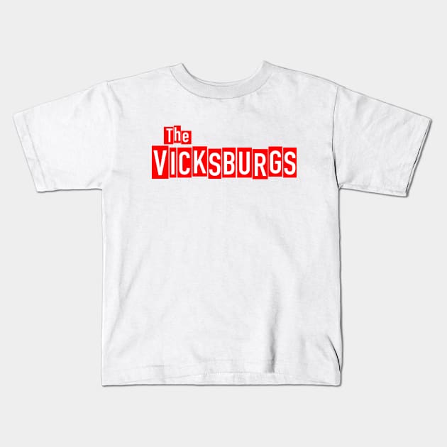 The Vicksburgs (Red) Kids T-Shirt by Vandalay Industries